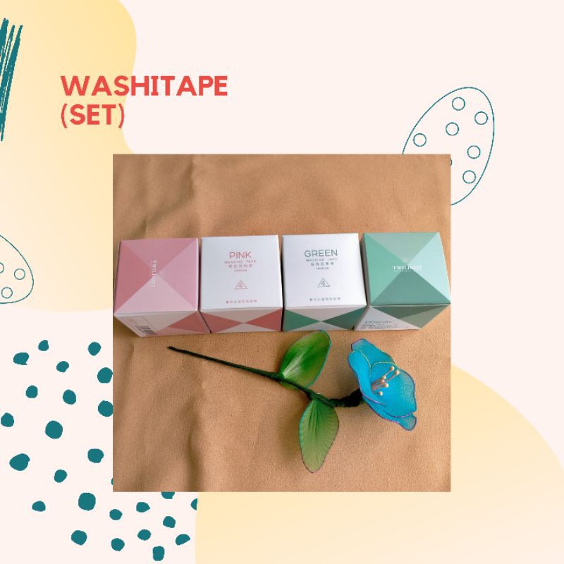 

Washi Tape Set [4 Warna]