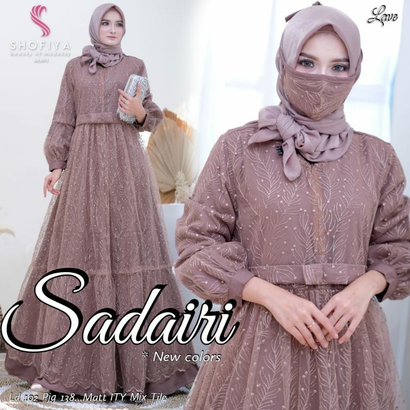 OK - FAVORIT SADAIRI DRESS BY SHOFIYA ORIGINAL SHOFIYA DRESS GAMIS TERLARIS PREMIUM
