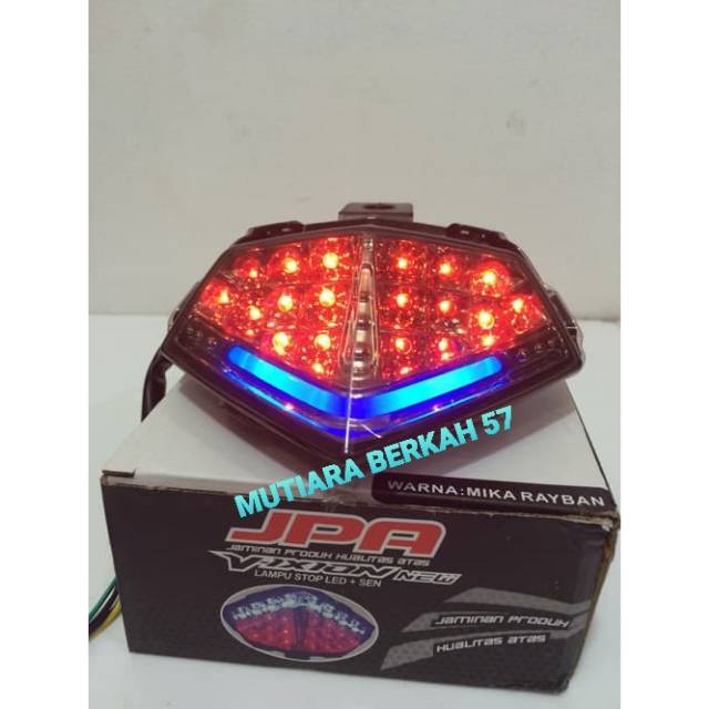 Variasi Lampu Stoplamp Led Neon Alis Biru JPA 3 IN 1 Motor Vixion NEW Trmurah
