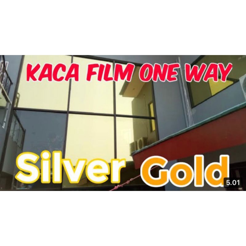 stiker kaca film one way gold