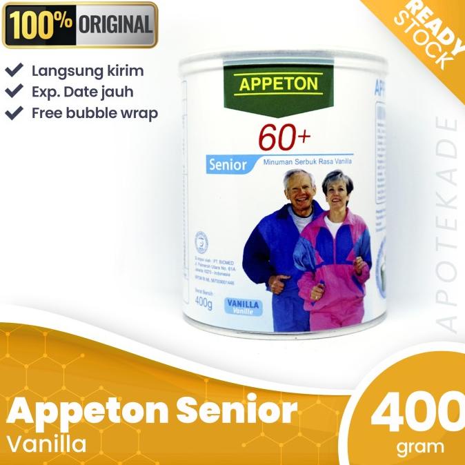 

susu appeton 60+ 400 gr / susu lansia