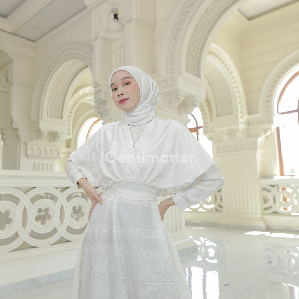 Centimatter - Jasmina Gamis Long Dress White