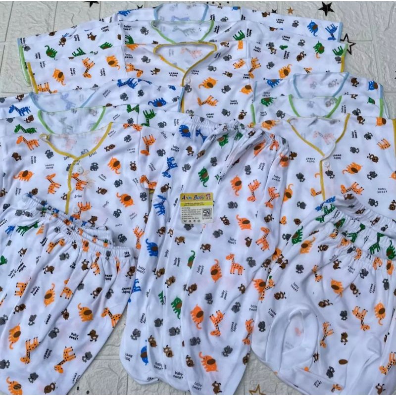 PROMO 7.7 Premium Quality 18 Paket Baju celana bayi Lahiran Bayi Baru lahir asyam baby