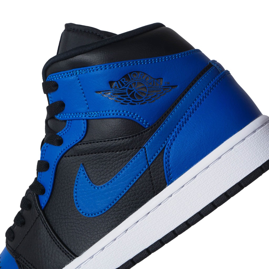 black and blue jordan one