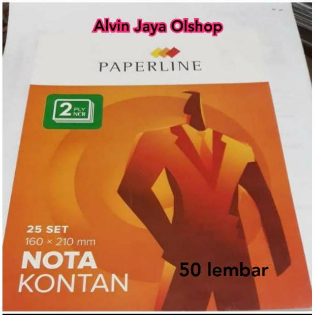 

Buku Bon Nota Kontan 2 ply / Rangkap 2 Besar Paperline PPL (10 buku)