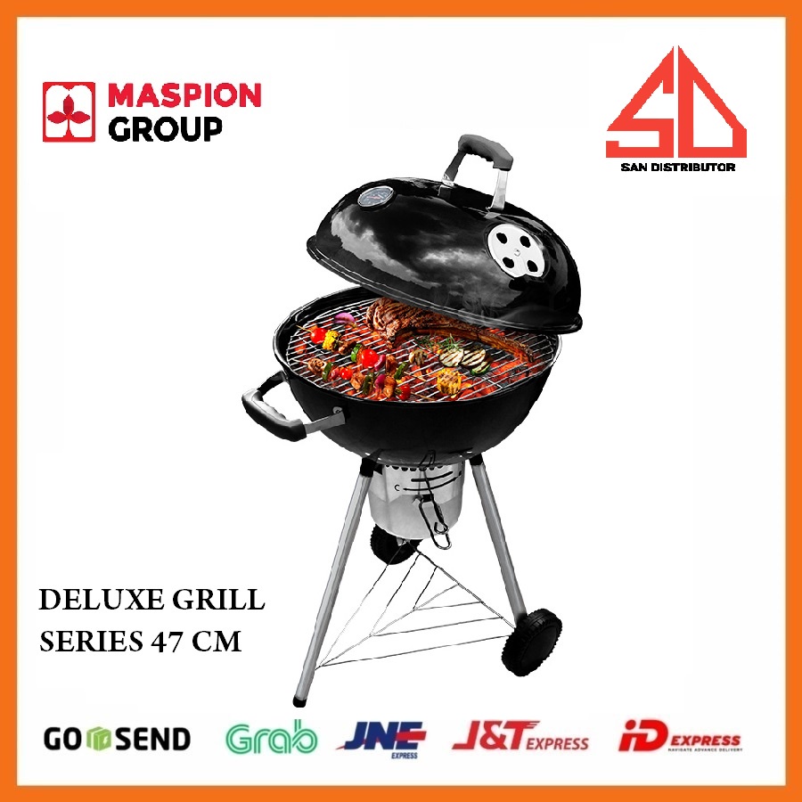 Panggangan Deluxe Grill Series 47cm logam jawa Maspion BLG-PIDG47m | alat pemanggang