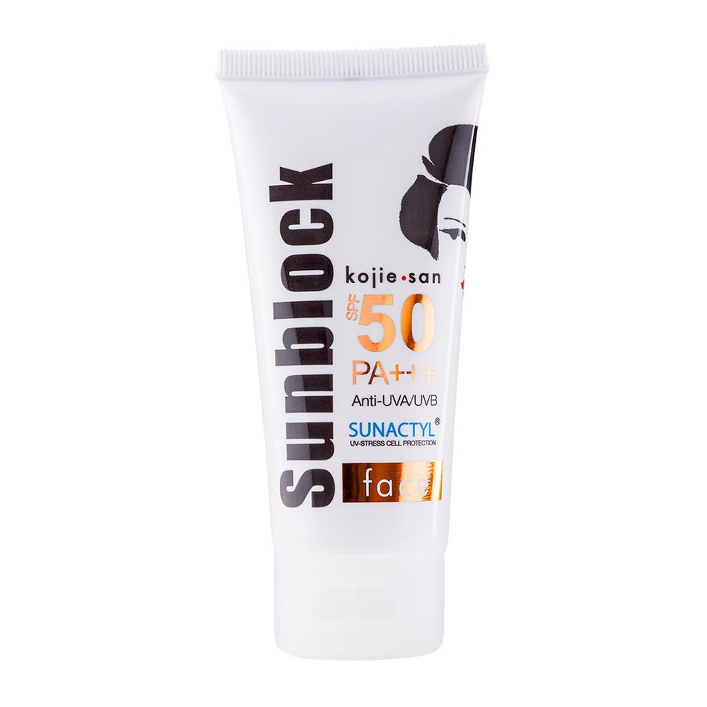 ✿ELYSABETHME✿ Kojie sunscreen SPF50+++ pelindung wajah sunblock sun screen anti UVA UVB