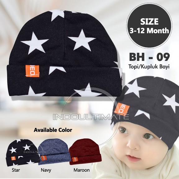 BH-09 Topi Bayi / Topi anak Casual / Baby Hat / Topi Anak / Kebutuhan Bayi / Kebutuhan Fashion Anak-7