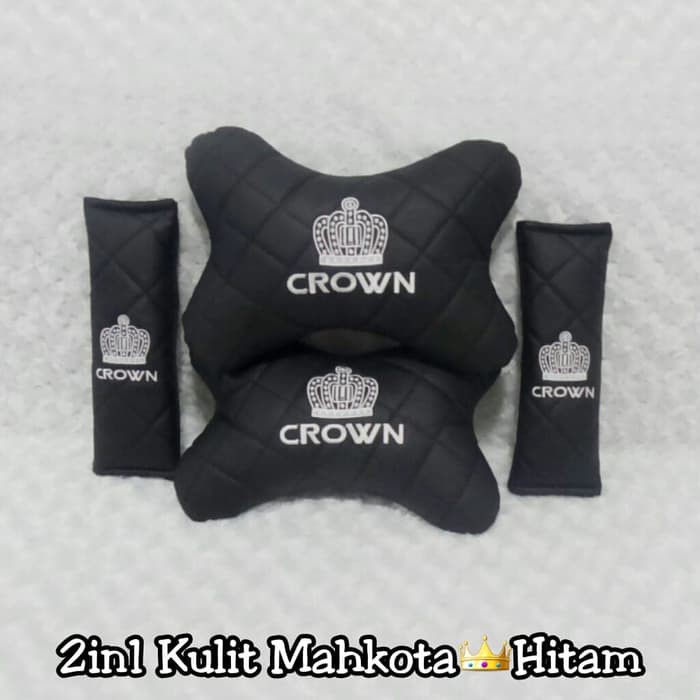 Set car bantal  headrest sandaran  kepala  jok  leher kursi 