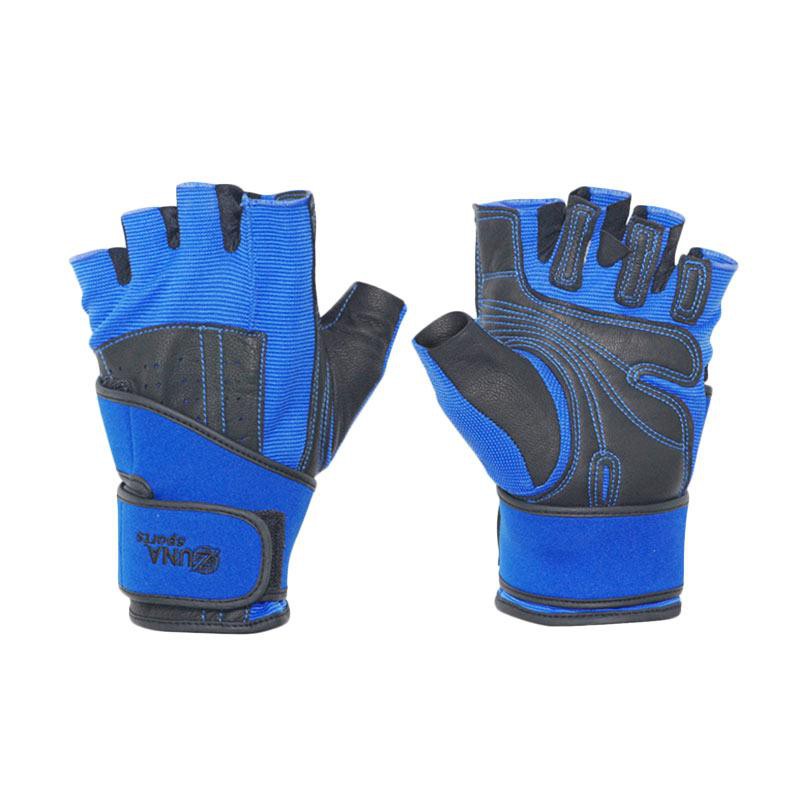 Sarung Tangan Fitness Zuna Sport Men Wristwrap Fitness Gloves - Biru