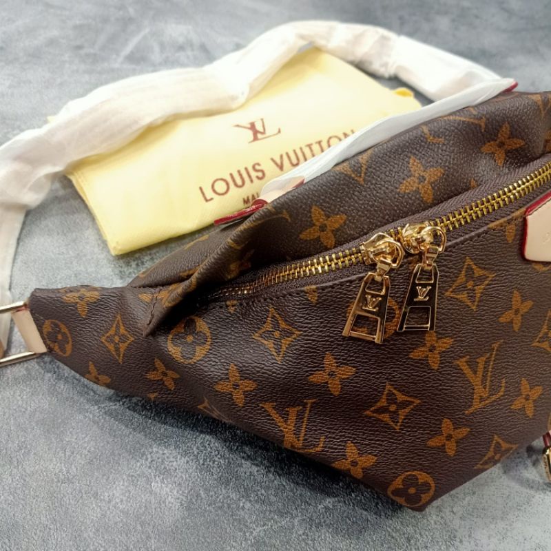 Waist bag / Bumbag LV Monogram Coklat Premium Quality