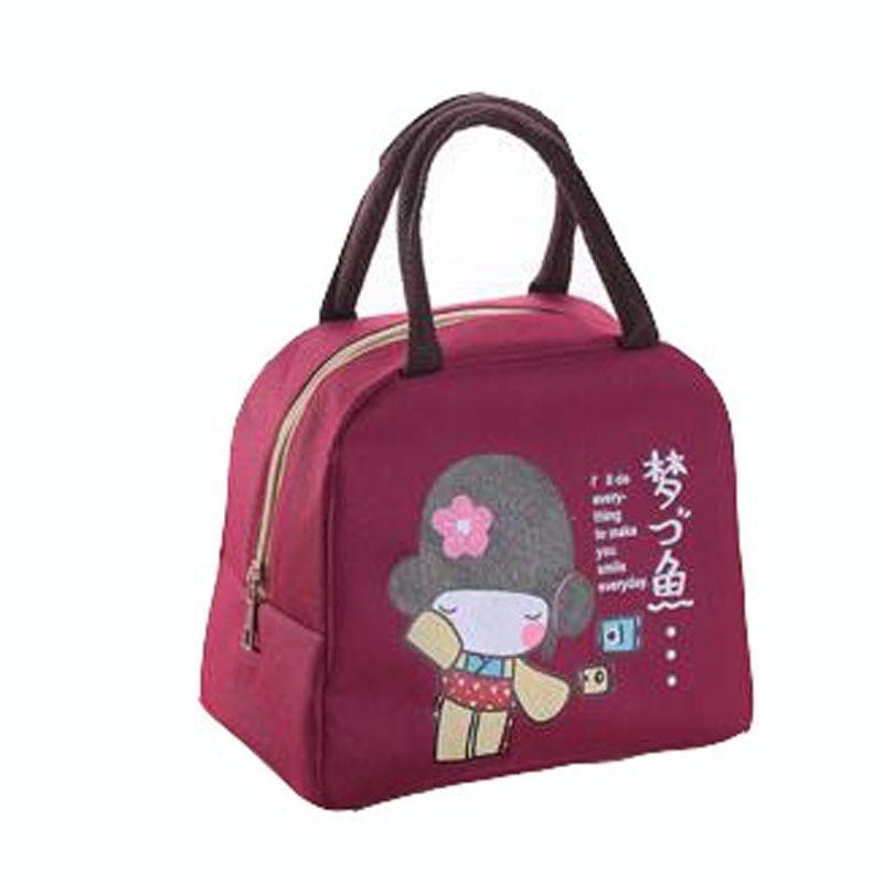 Best Seller!! Tas Bekal Karakter Lucu Boneka Jepang / Lunch Bag Aluminium Foil / Organizer Bag