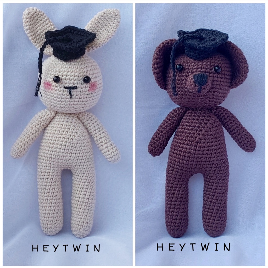 graduation doll gift kado boneka wisuda amigurumi boneka rajut lucu korea kekinian cewek cowok anak 