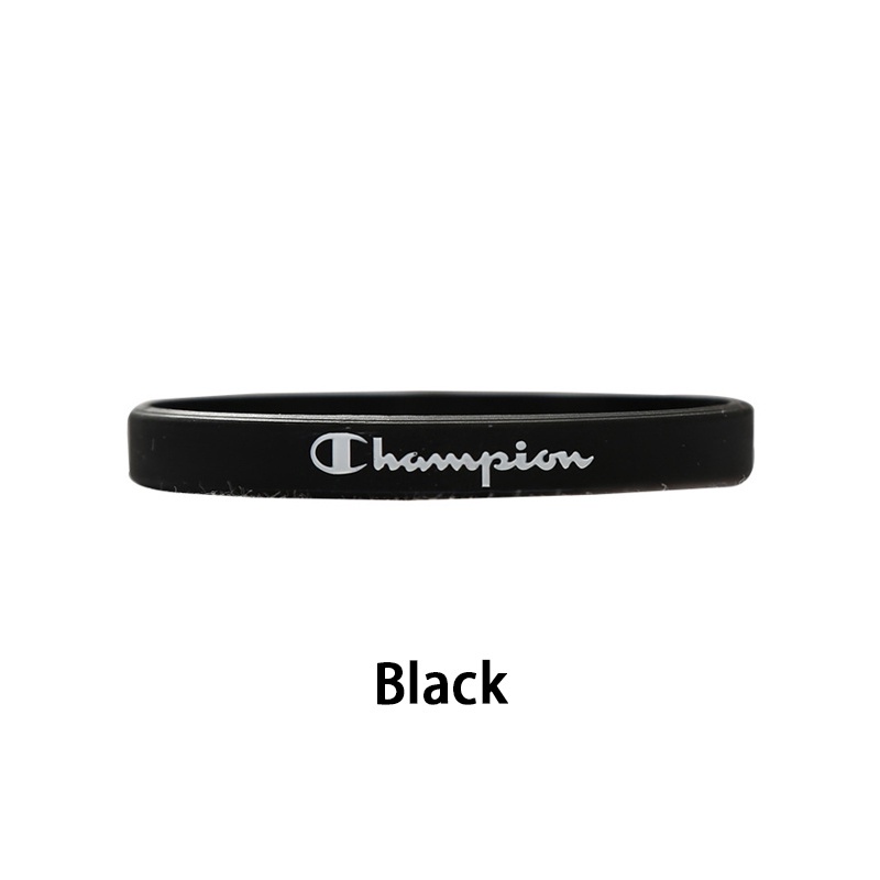 Korea Fashion Gelang Karet-Aksesoris Fashion Pria Dan Wanita Aksesoris / gelang pasangan-Black