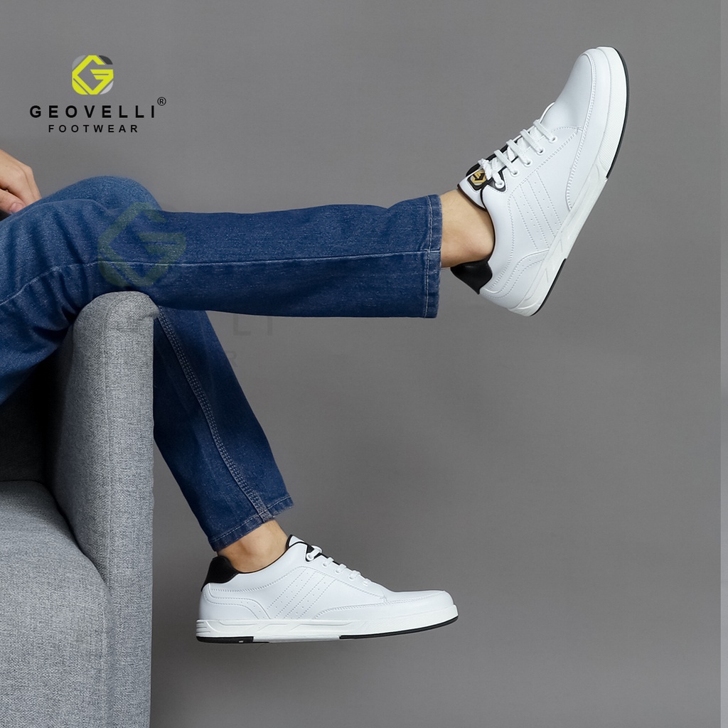 [BAYAR DITEMPAT] SEPATU SNEAKERS KASUAL PRIA ORIGINAL GEOVELLI SNEAKERS PRIA MURAH CASUAL COWOK