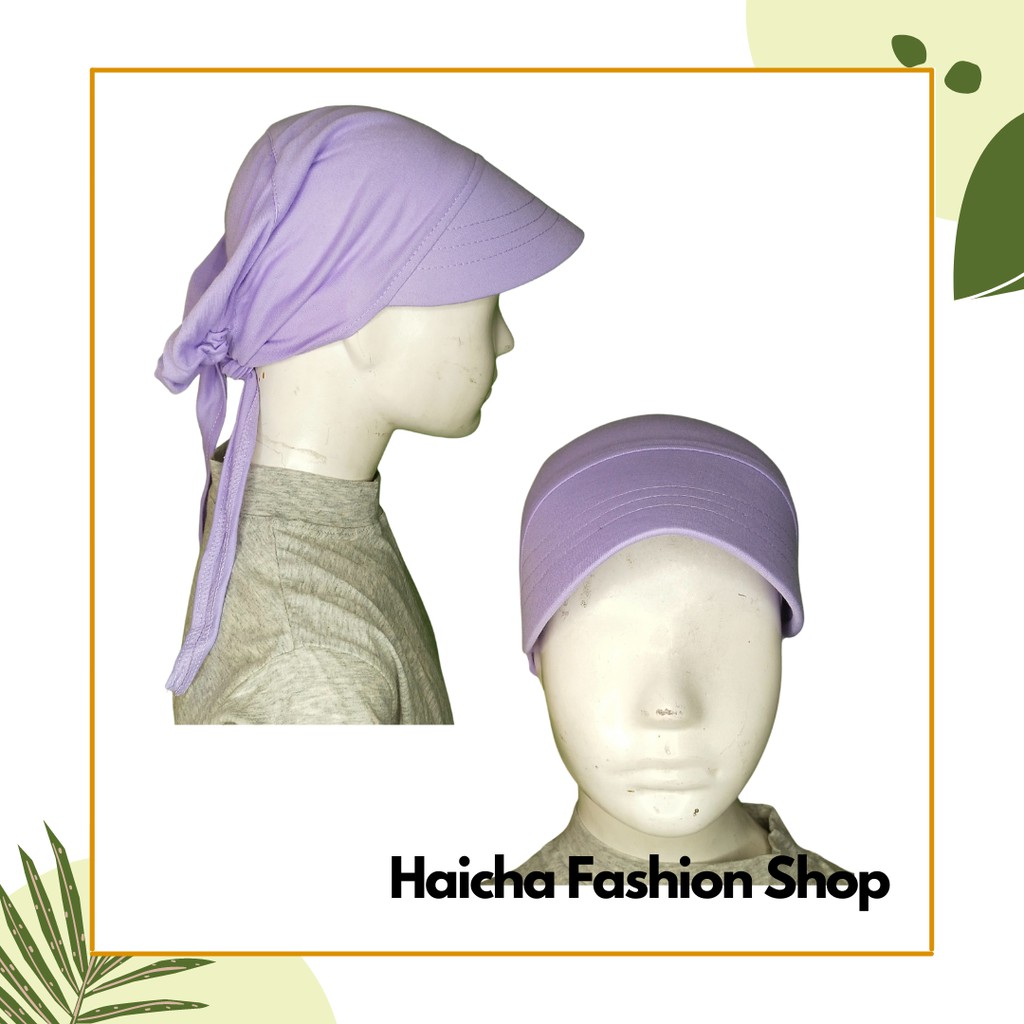 Ciput Topi Hijab Jilbab || Ciput Daleman Kerudung Segitiga stok sisa
