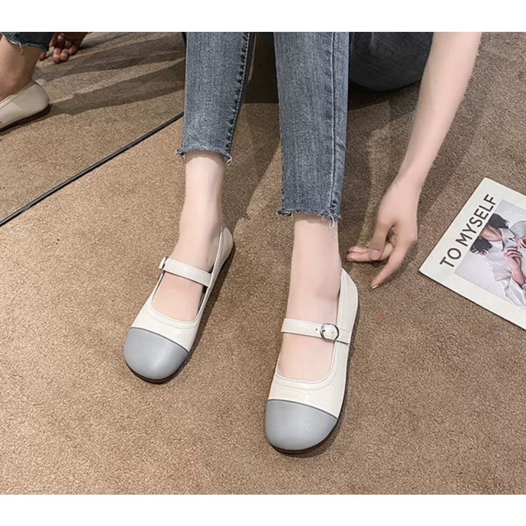 COD BAYAR DITEMPAT!!! 2233 Sepatu Ballerina Wanita Model Casual