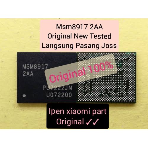 IC CPU Msm8917 2AA Original New Redmi 4A Xiaomi Note 5A