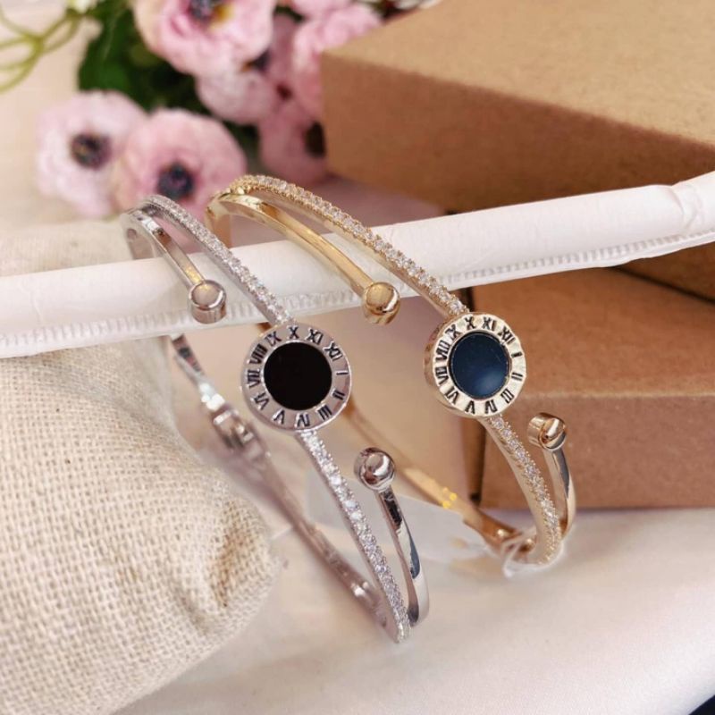 Gelang Silver925 perak sterling silver Premium Gelang zircon anti karat anti alergi  S-0011