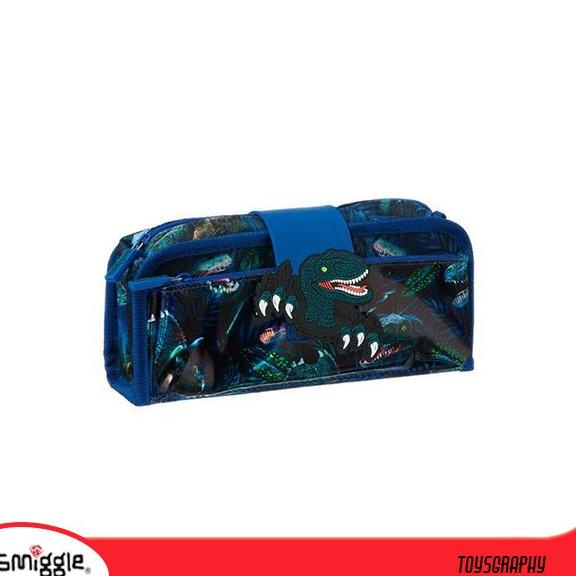 

Smiggle Pencil Case Utility Galaxy DINO Tempat kotak pensil