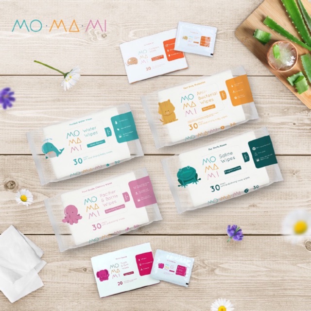 Momami Baby Wipes All Variant - Tissue Basah Bayi