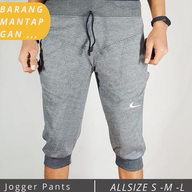 NEW PRODUCT Celana Joger 3/4 Logo Nike Celana Olah Raga Joging Senam Santai Dll BBZ56