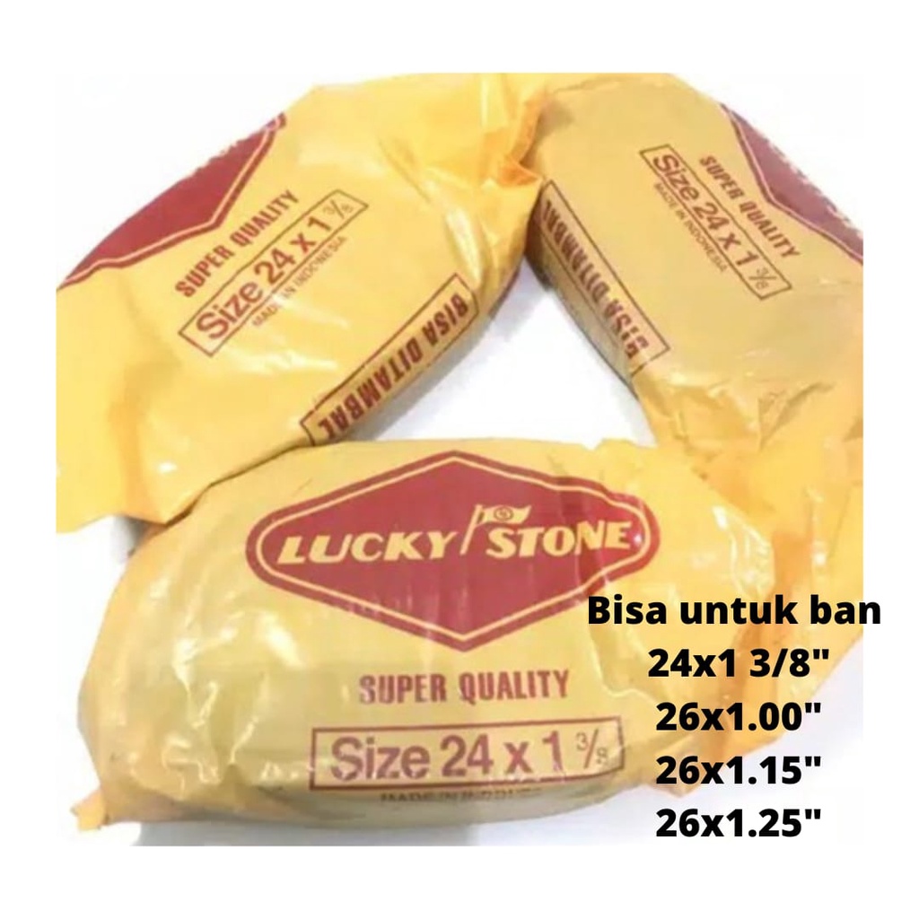 ban dalam sepeda 24x1 3/8 ban dalam 24x1 3/8 lucky stone ban dalam 24 balap