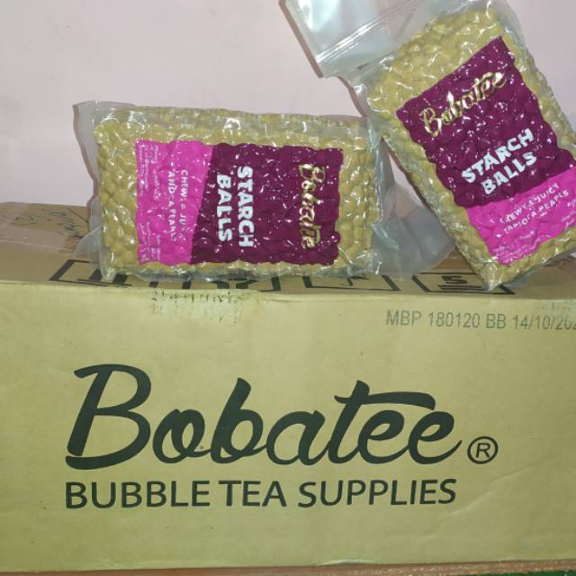 

Bobatee 1 karton murah / Bubble tea murah/ bobatee Tapioca pearl 1 karton/ black bubble