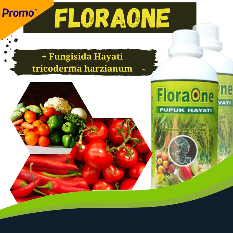 Jual Flora One Tricoderma Cair Floraone Cair Mengatasi Busuk Buah Dan