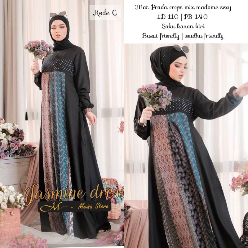 Jasmine Dress gamis maxy abaya