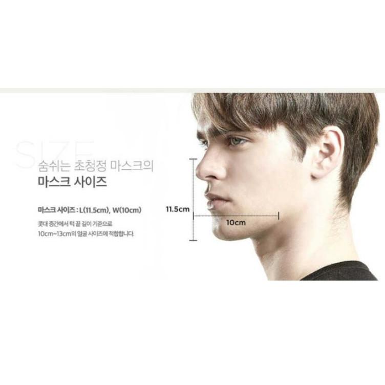 nxod806 [1 PCS] SOOMLAB KOREA HYPER PURIFYING BREATHING MASK WITH NANO FIBER FILTER Original