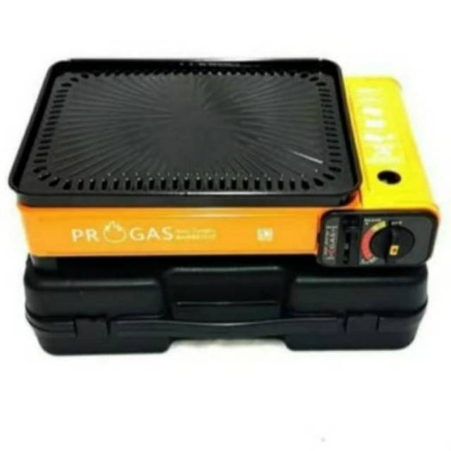 Progas . Kompor Barbeque , BBQ , Panggangan Portable , Barbeque Grill 2in1