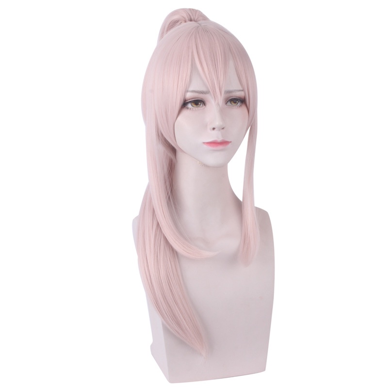 LOL-159 wig rambut palsu daily lolita azur lane ayanami ponytail pink