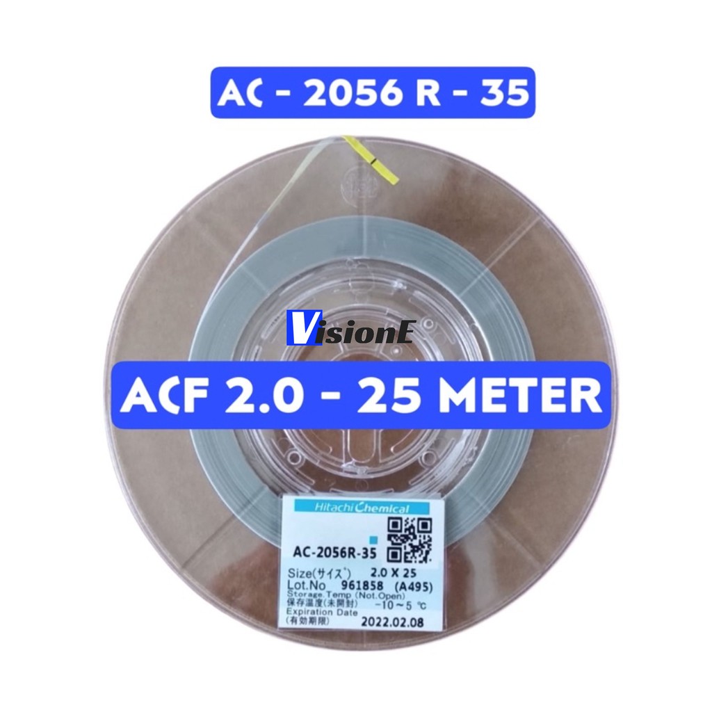 ACF 2.0 BUAT PEREKAT COF KE PCB PANEL 1 ROL 25 METER TERMURAH READY