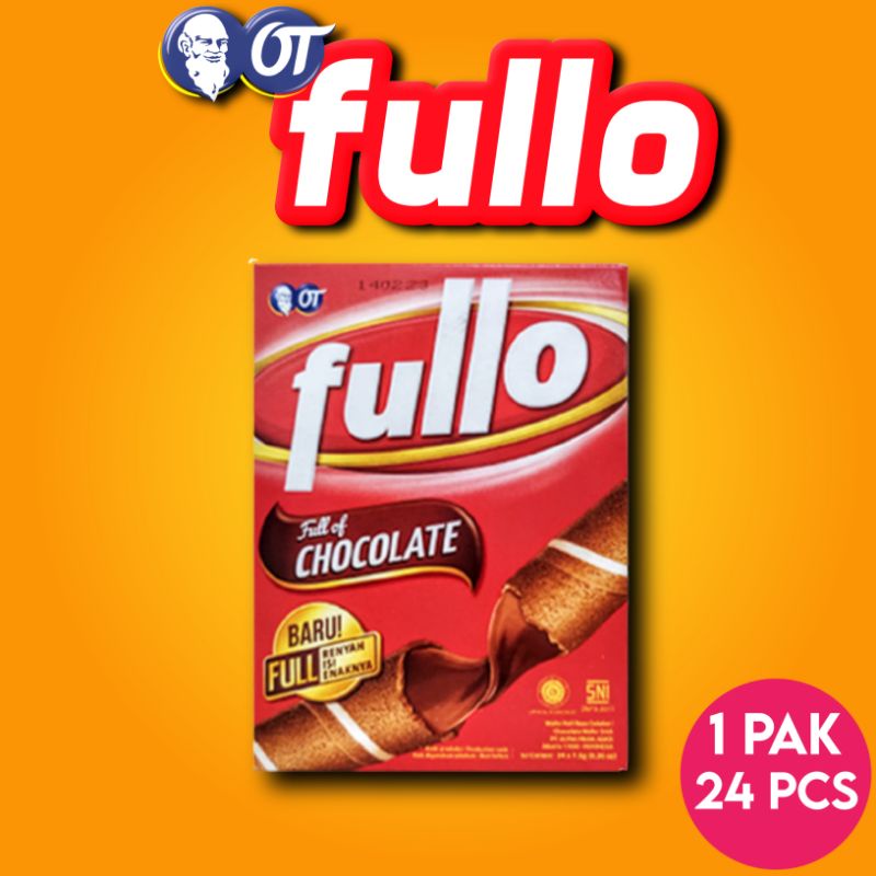 

Fullo Wafer Roll Chocolate 7,5gr - 1pack 24pcs eceran 500