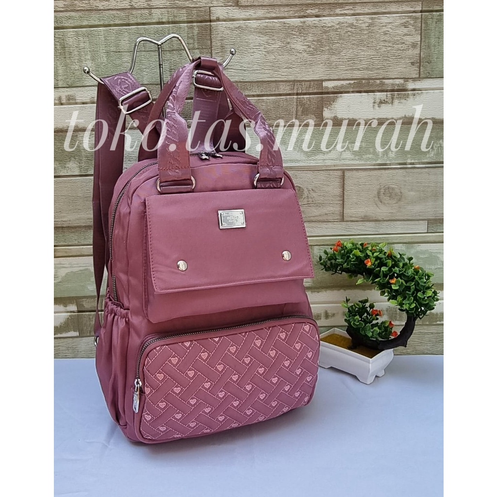 RANSEL WANITA CHIBAO IMPORT BORDIR MUAT LAPTOP 14 INCH 2IN1  22#