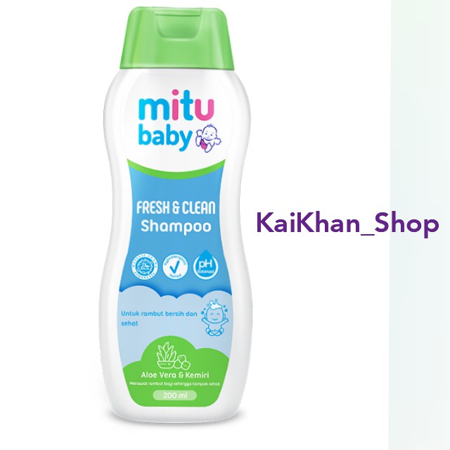 MITU Baby Shampoo Natural - Botol 200ml