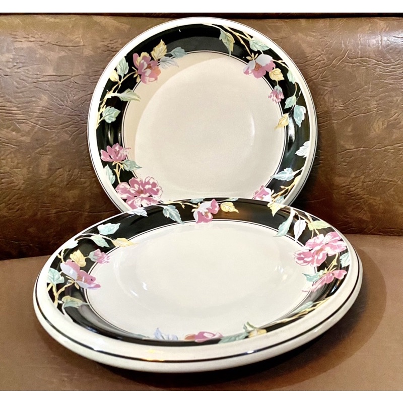 Piring Sango Asli Motif Bunga