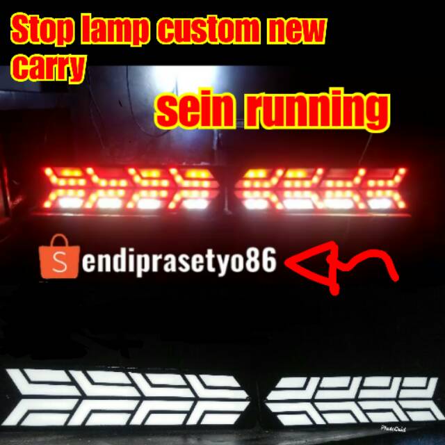 Stop lamp custom new carry/futura