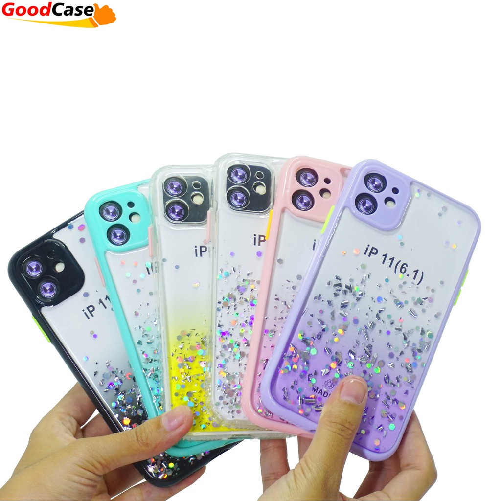 GoodCase - Case iPh 12 Mini 5.4 | 12/ Pro 6.1 | 12 Pro Max 6.7 Dove Candy Glitter