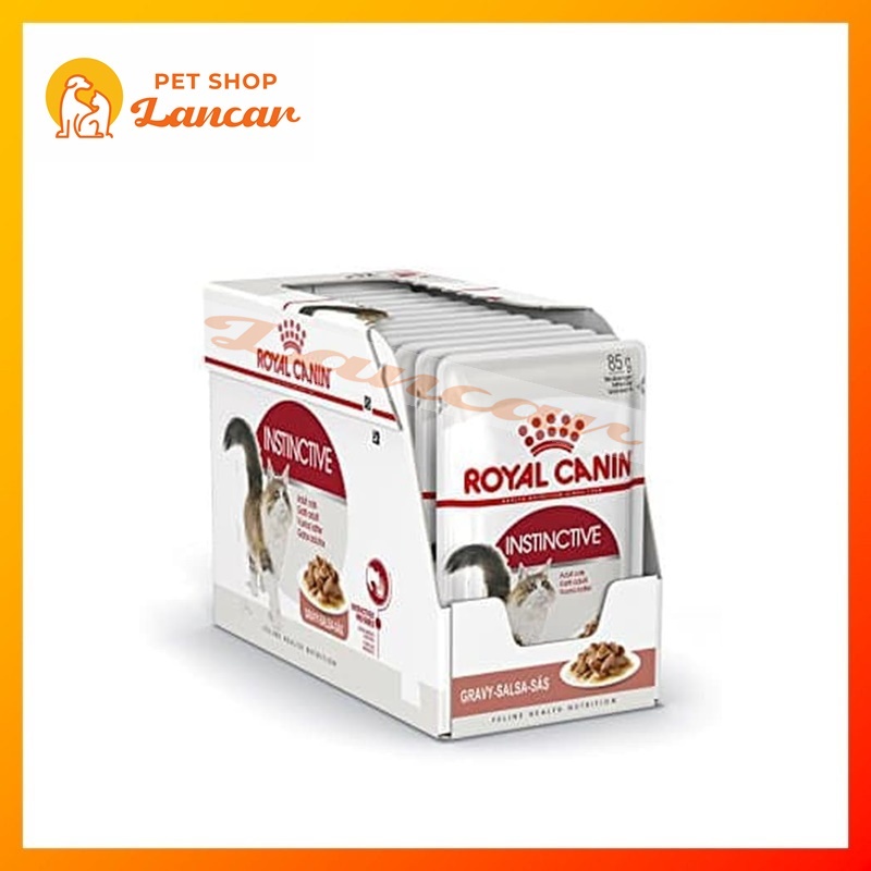 Royal Canin Instinctive In Gravy Makanan Kucing Dewasa Wet 85gr