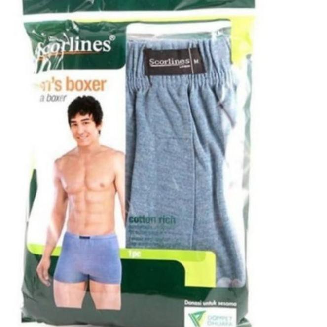 PROMO 11.11 KODE-764 BEST SELLER - BOXER PRIA SCORELINES ORIGINAL | CELANA PENDEK | CELANA BOXER |