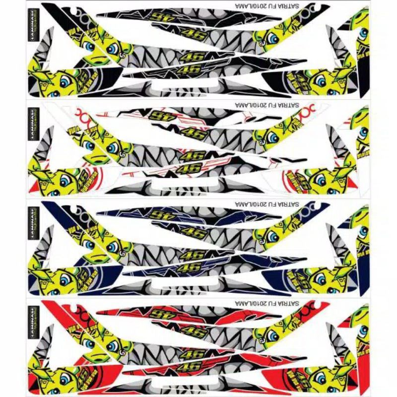 Striping List Variasi Satria FU 2012 Barong