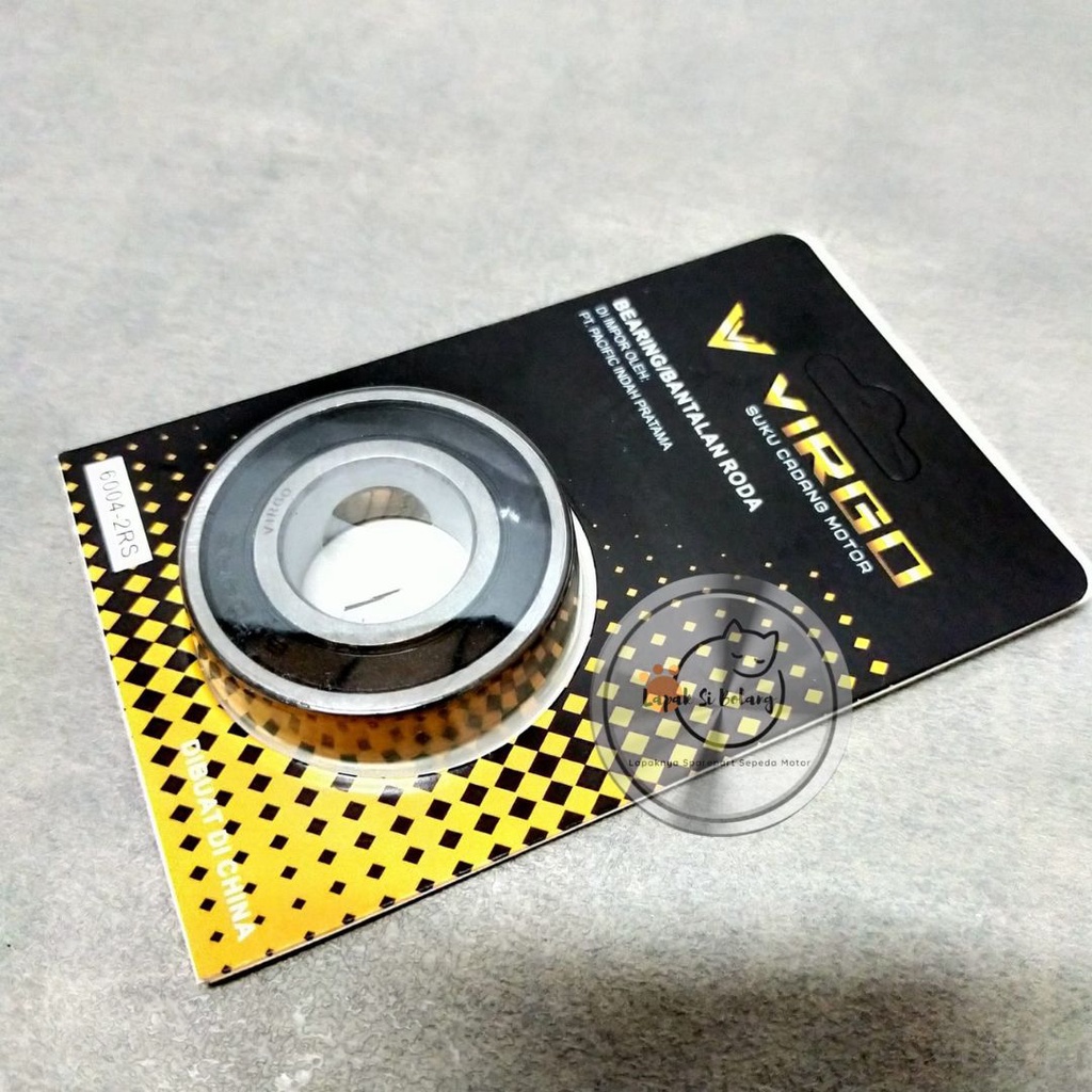 LAHER 6004-2RS MURAH (HARGA UNTUK PER BOX ISI 10 PCS) BEARING 6004-2RS BANTALAN RODA 6004-2RS VIRGO