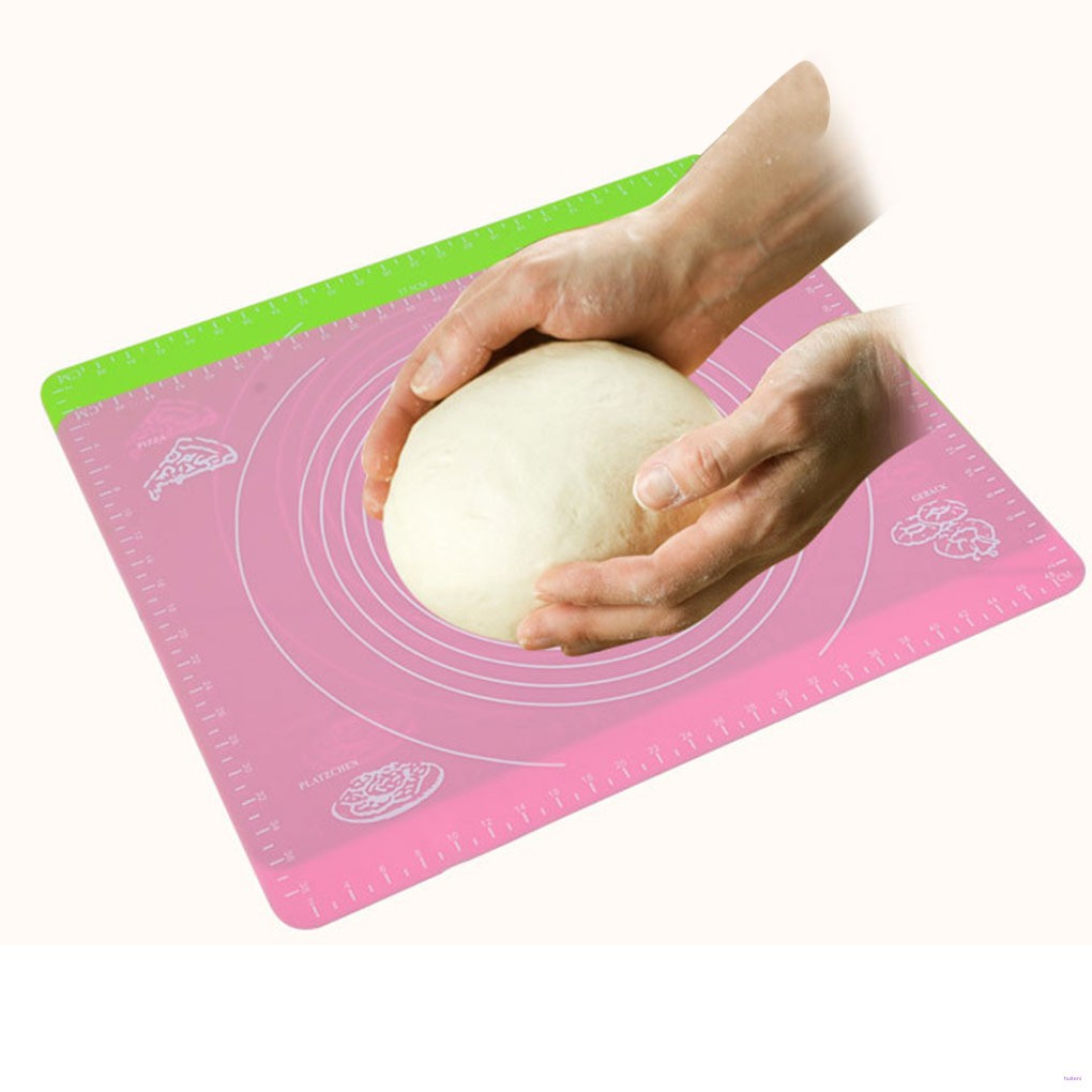 [READY STOCK] Silicone Baking Mat Flour Rolling Scale Mat Kneading Dough Pad Baking Pastry Rolling Mat Bakeware Liners