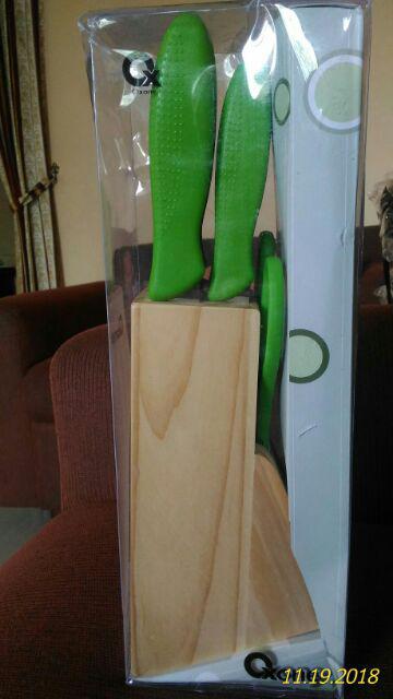 Home-klik Oxone Pisau Dapur Warna - Ox-961 - Hijau