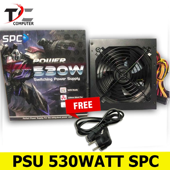 PSU POWER SUPPLY 530WATT SPC BONUS KABEL POWER