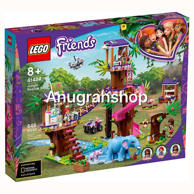 LEGO 41424 FRIENDS Jungle Rescue Base