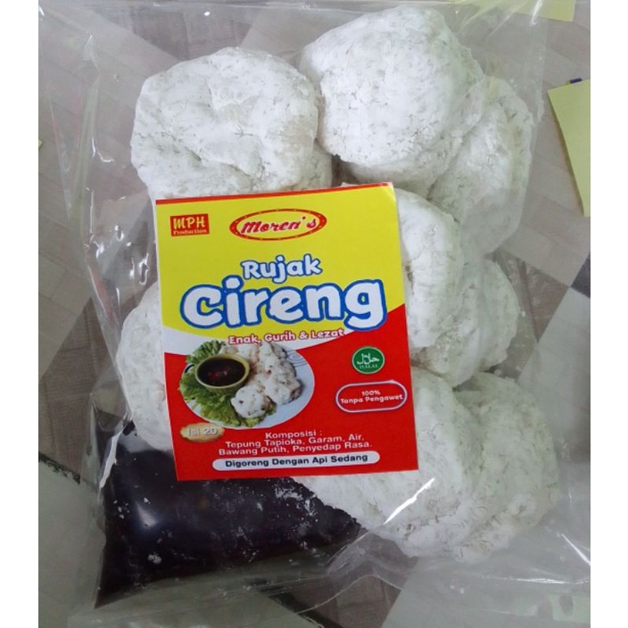 

Cireng rujak enak, gurih, lezat