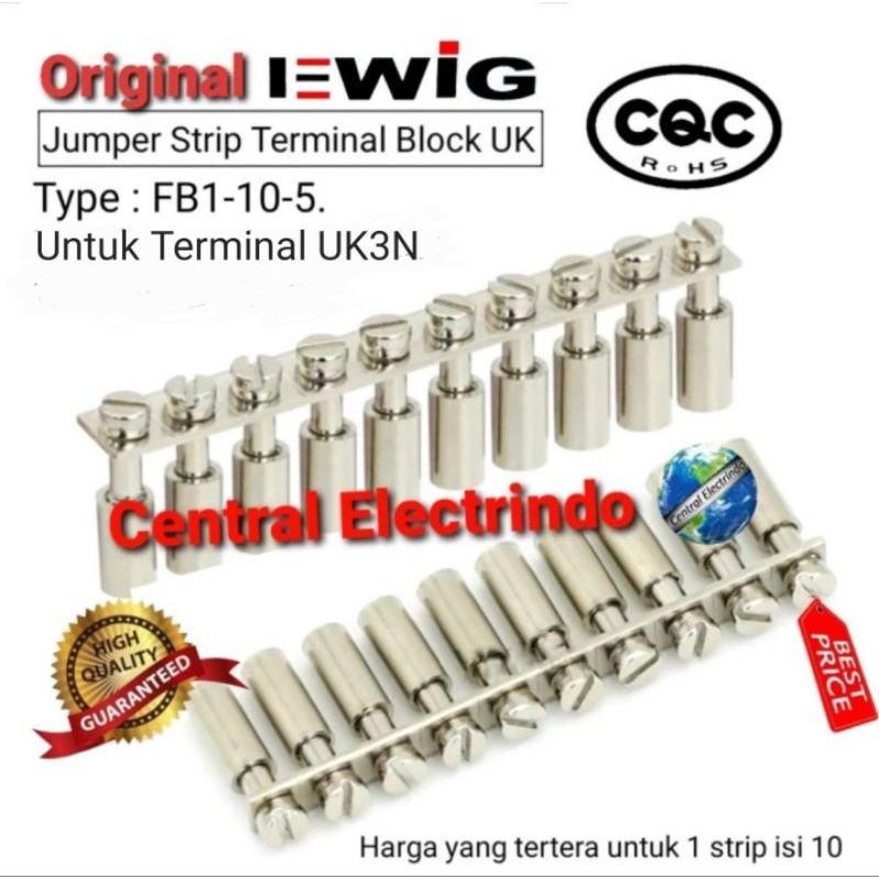 Jumper Terminal Block UK3N EWIG Type FB1 10-5.